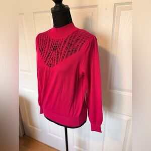 Heartloom pink Sweater with Cut Out Detail